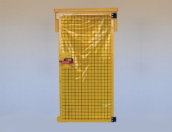 Yellow Weld Screen Right Hand Hinge Gates