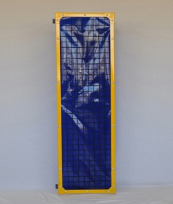 2x2 Mesh with Blue Weld Screen - Hinge Left