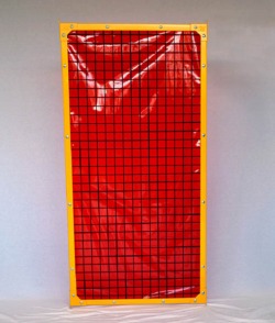 2x2 Mesh with Red Weld Screen