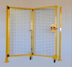 2x2 Mesh Left Hand Bi-Fold Out Gate