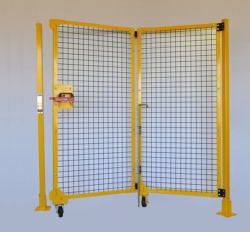 2x2 Mesh Right Hand Bi-Fold Out Gate